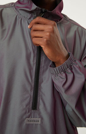 Black Pullover Windbreaker image number 2