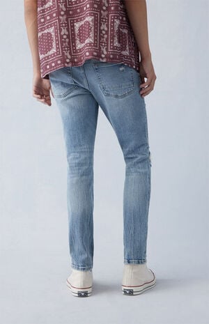Comfort Stretch Indigo Skinny Jeans image number 4