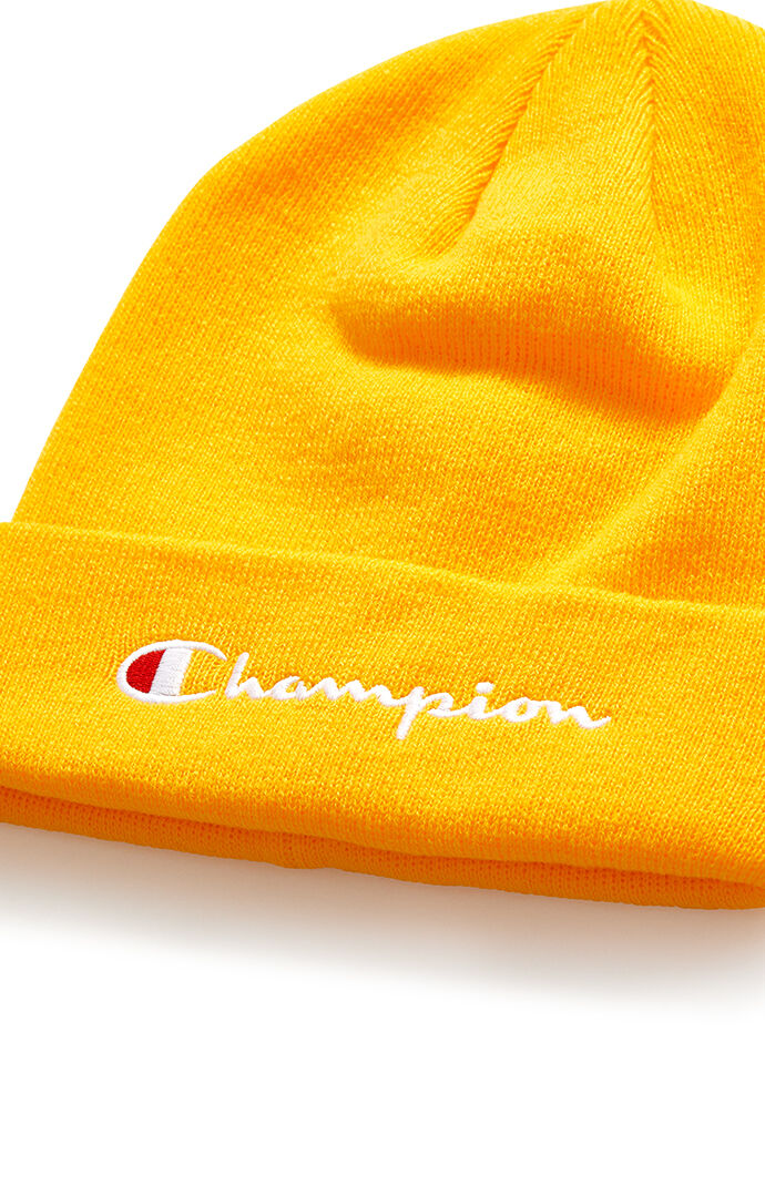 Embroidered Script Beanie
