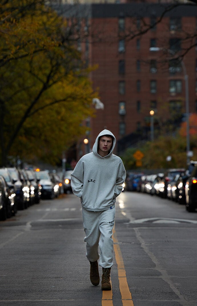 A.R.C. GrayÂ Heavyweight Fleece Baggy Sweatpants