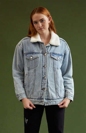 PacSun Sherpa Trucker Jacket |