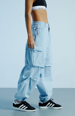 Blue Balloon Cargo Pants image number 3