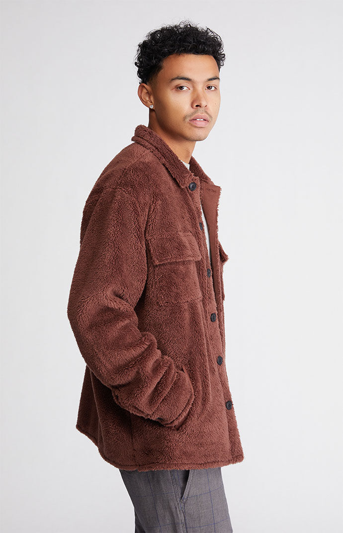 wool shacket men