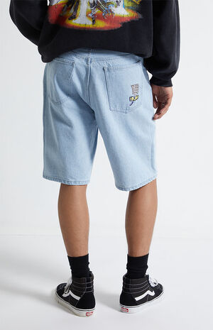 Bayview Light Blue Denim Shorts image number 3