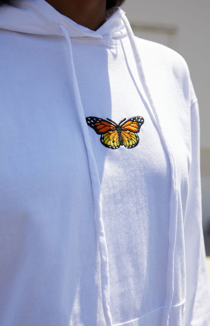 green butterfly sweater pacsun