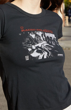 Black Radio Silence T-Shirt image number 3