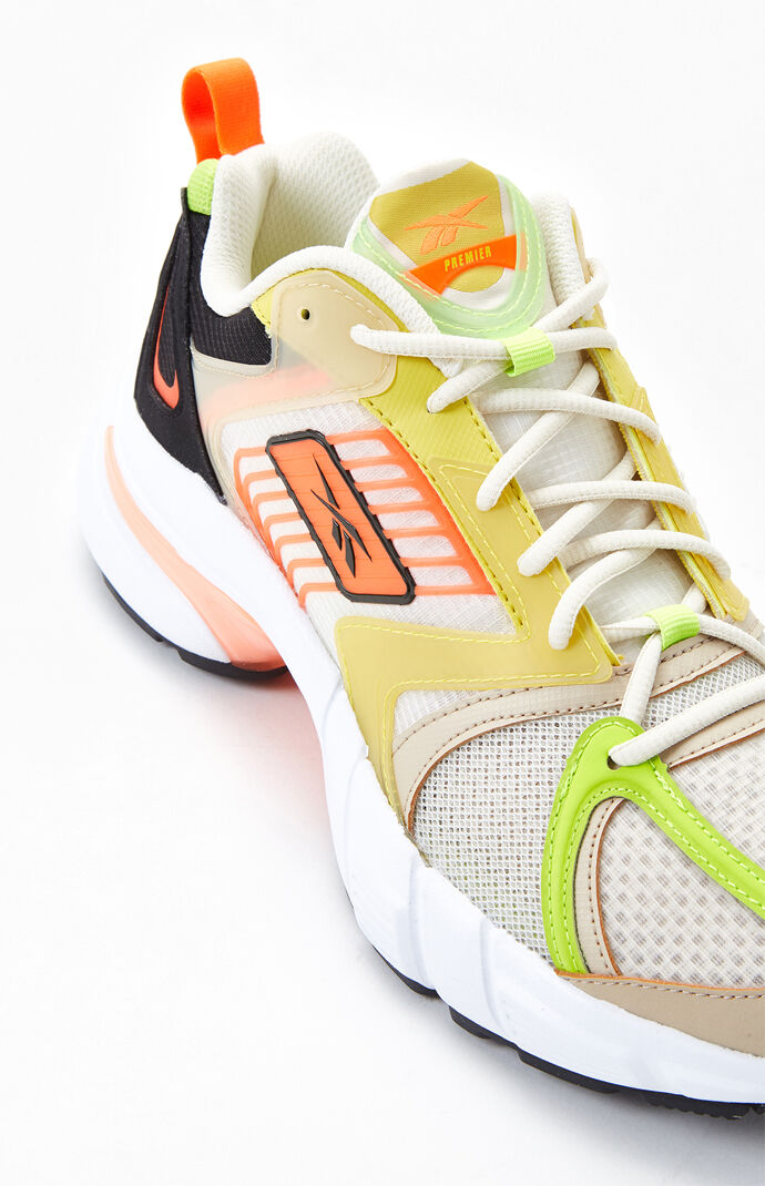 White & Orange Premier Shoes