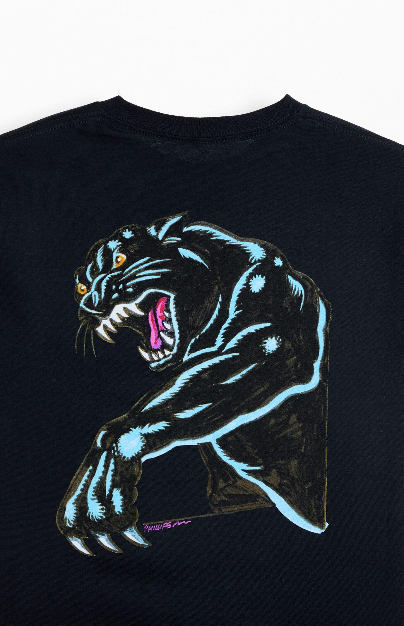 Santa Cruz Natas Sketch Panther T-Shirt | Pacsun