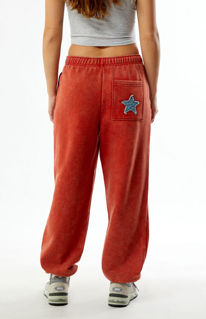 Pacsun Women s Budweiser Denim Star Sweatpants