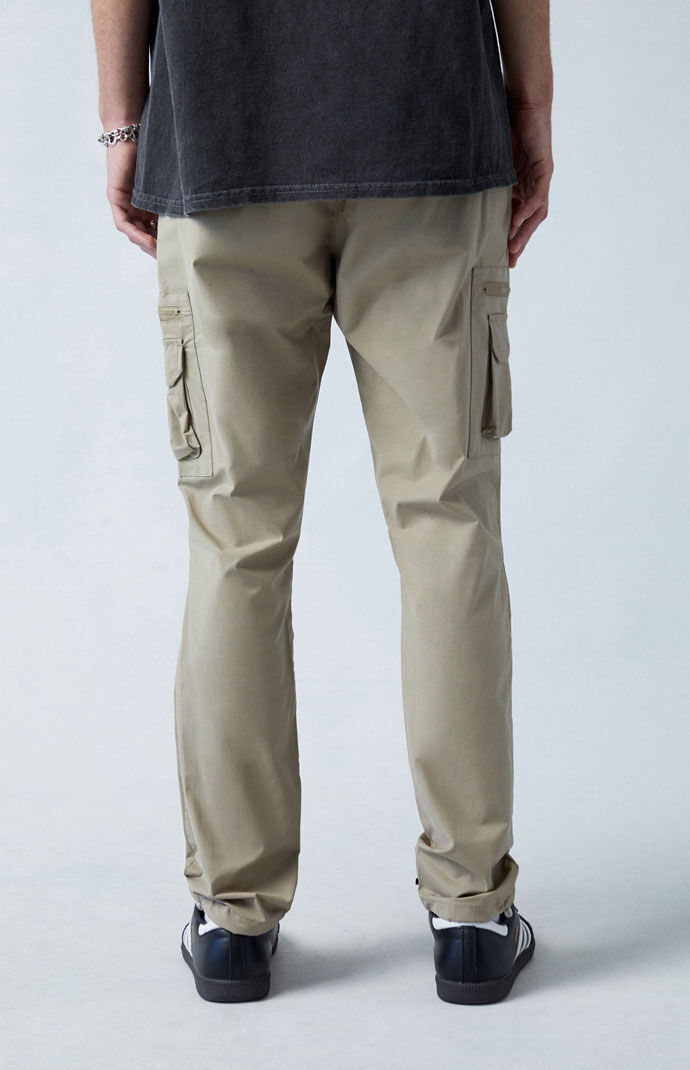 Pacsun Men s Eco Stretch Olive Slim Cargo Pants Size Small