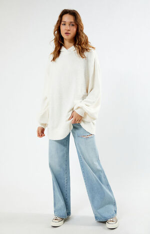 Knit Oversized Hoodie image number 3