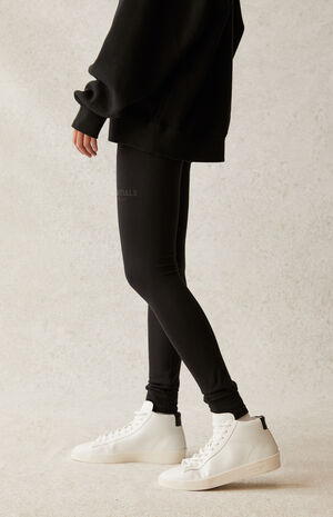 Black Athletic Leggings image number 3