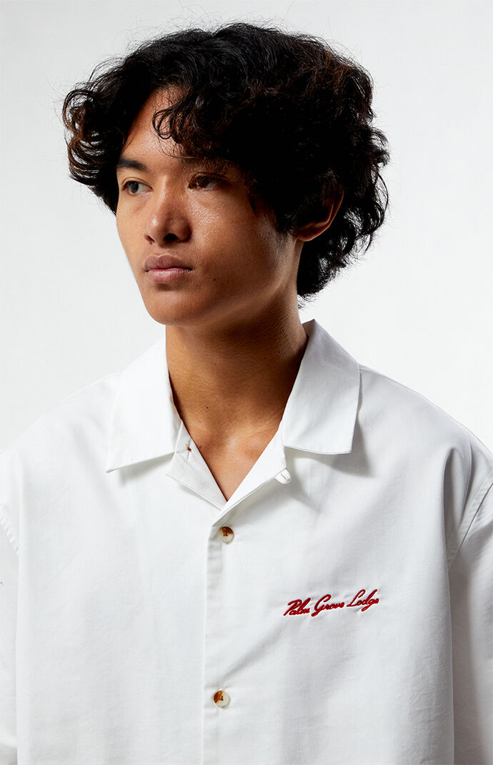 Pacsun Palm Grove Lodge Oversized Resort Camp Shirt