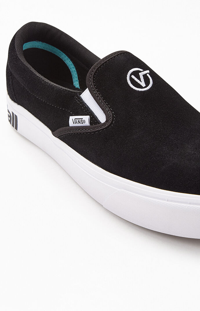 vans comfycush distort slip on