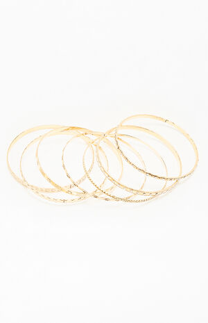 Greta Metal Bangle Set image number 2