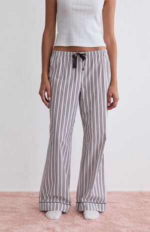 Striped Baggy Pajama Pants image number 2