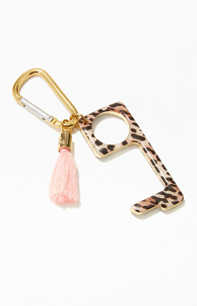 Leopard Safe Touch Keychain Tool