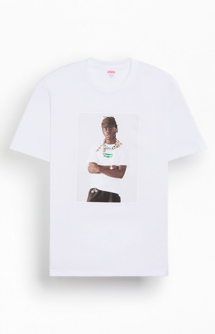 Supreme White Tyler The Creator T-Shirt | Pacsun