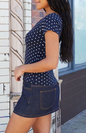 Polka Dot Ginny Off-The-Shoulder Top image number 2