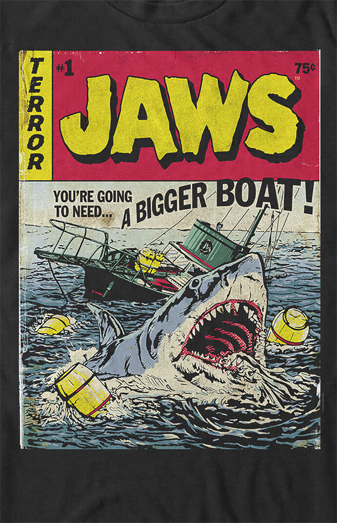 Jaws Attacks Short Sleeve T-Shirt