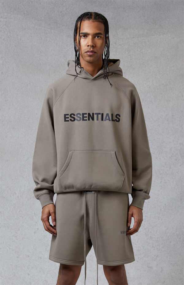 Fear of God Essentials Hoodie Desert Taupe Men's - SS22 - US