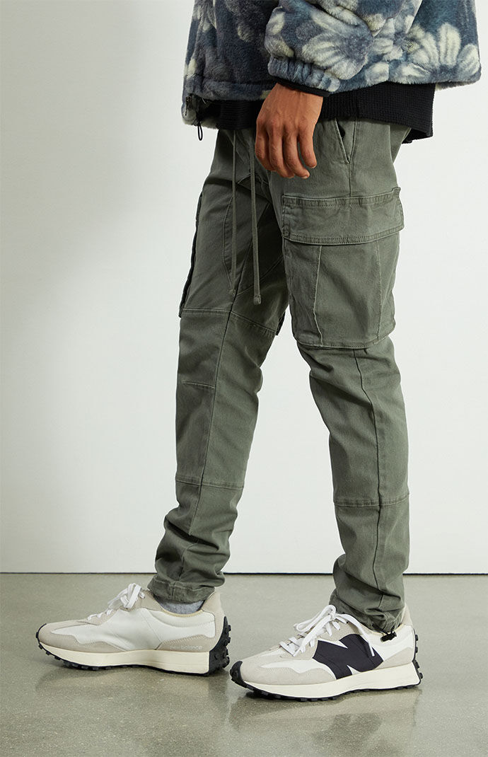 PacSun Utility Olive Slim Cargo Pants at