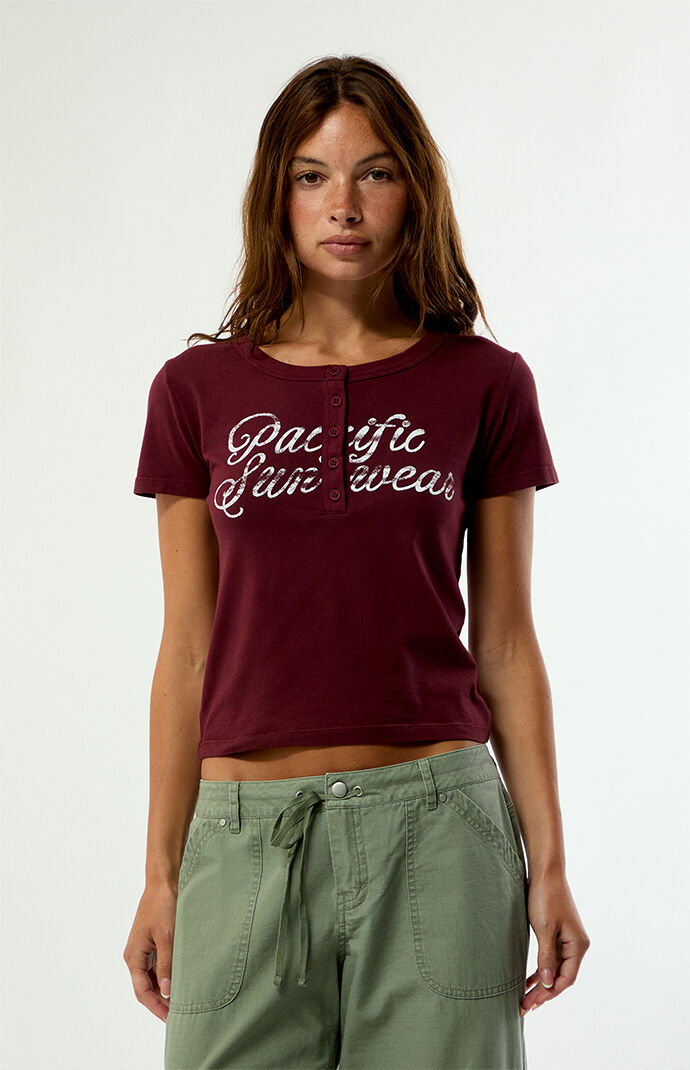 Pacsun Pacific Sunwear Henley Top