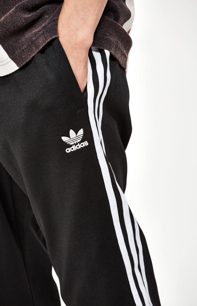 Black Superstar Track Pants
