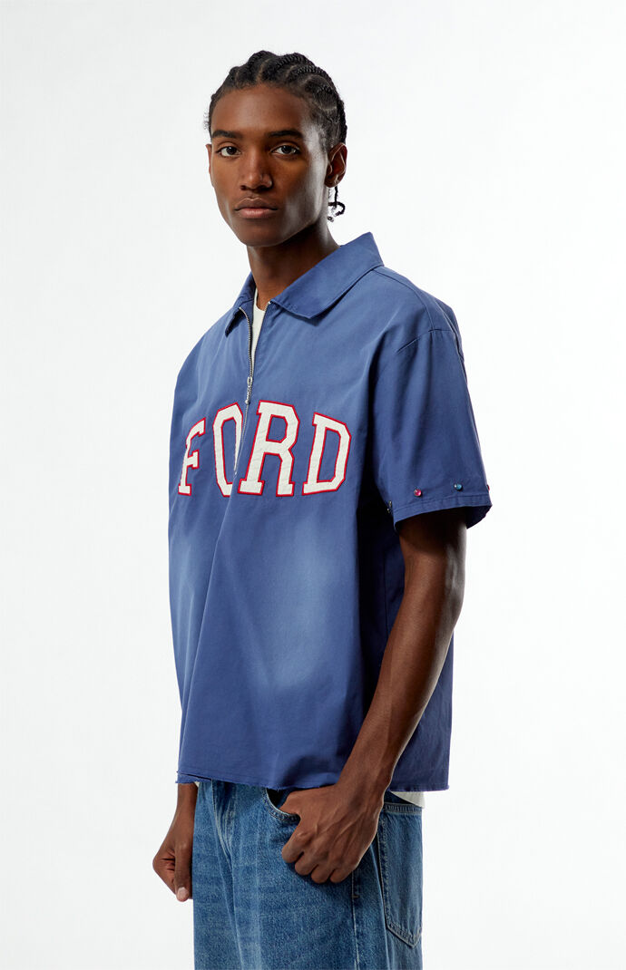 FORD Half Zip Stud Shirt