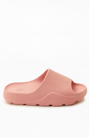 Women's Pink Authentic Plume 1 Slide Sandals