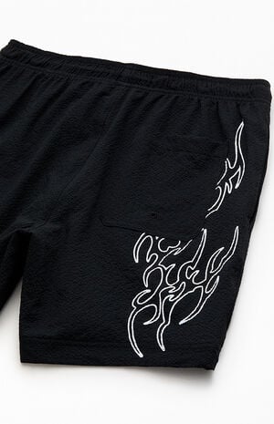 Tribe Seersucker 6.5" Swim Trunks image number 4