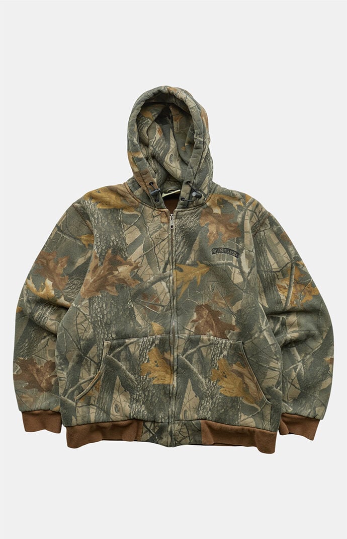 PS VINTAGE Camo 2000s Zip Hoodie