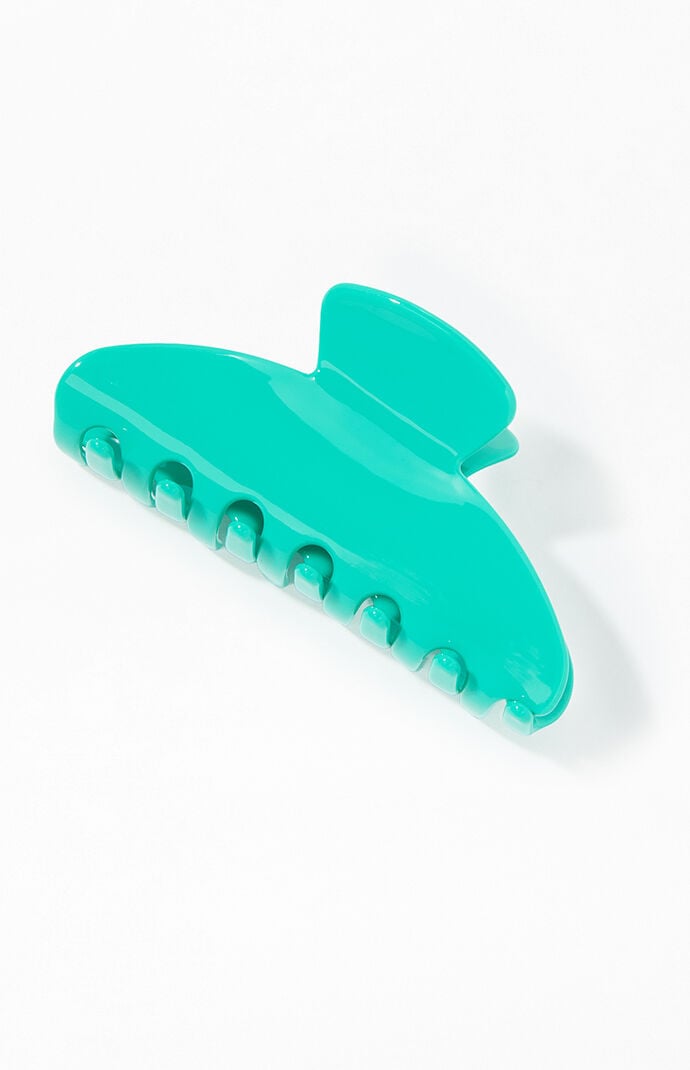 John Galt Teal Hair Claw Clip