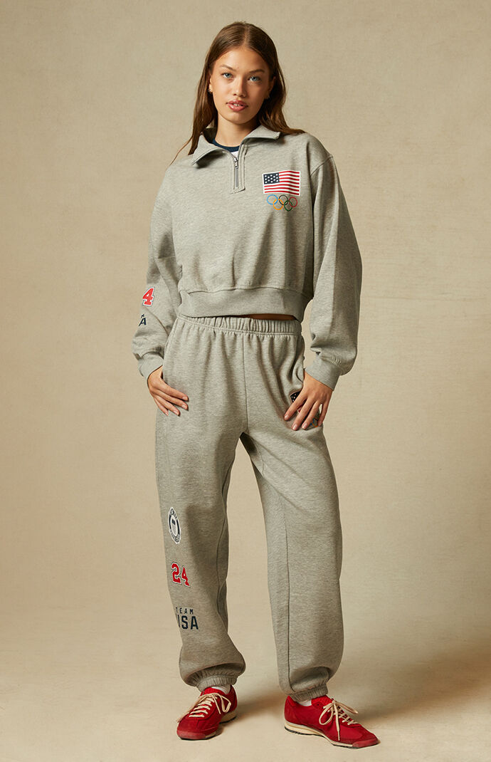 Olympics Team USA Half Zip Sweatshirt | PacSun
