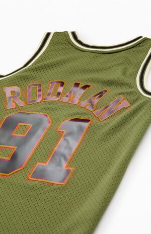 Chicago Bulls Dennis Rodman Flight Jersey image number 4