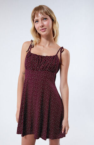 Tie Strap Mini Dress image number 3