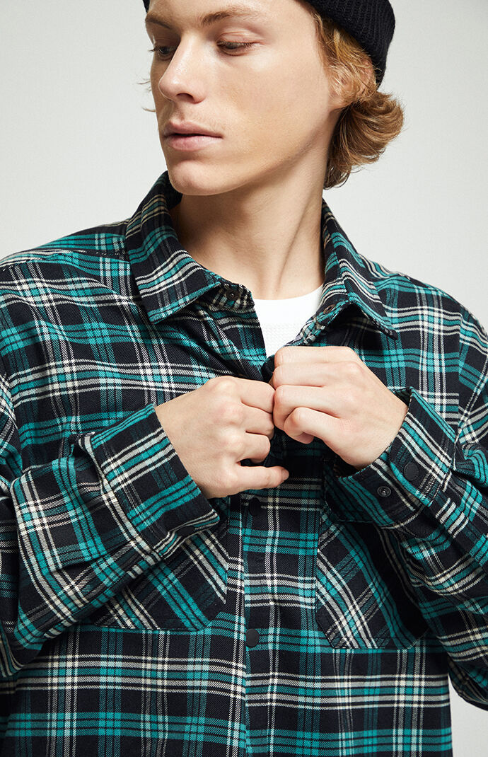 Green & Blue Brighton Flannel Shacket