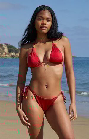 Shine Coastal Charm Tie Side Bikini Bottom image number 2