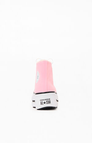 Pink Chuck Taylor All Star Lift Double Stack High Top Sneakers image number 3
