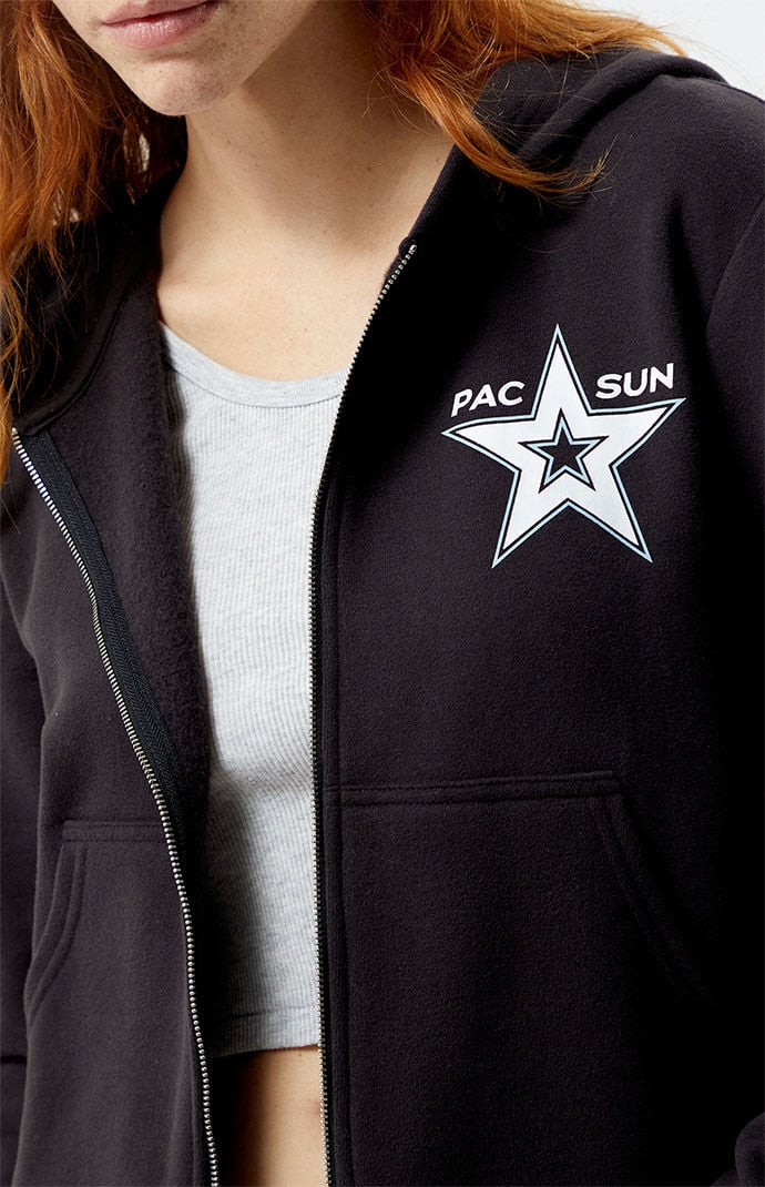 Zip up hoodies pacsun clearance