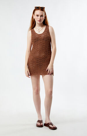 Maddie Knit Scoop Neck Mini Dress image number 4