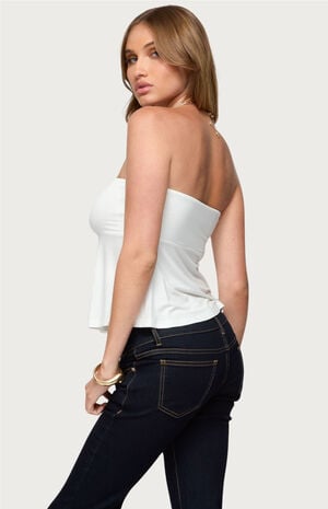 Beaux Strapless Babydoll Top image number 3