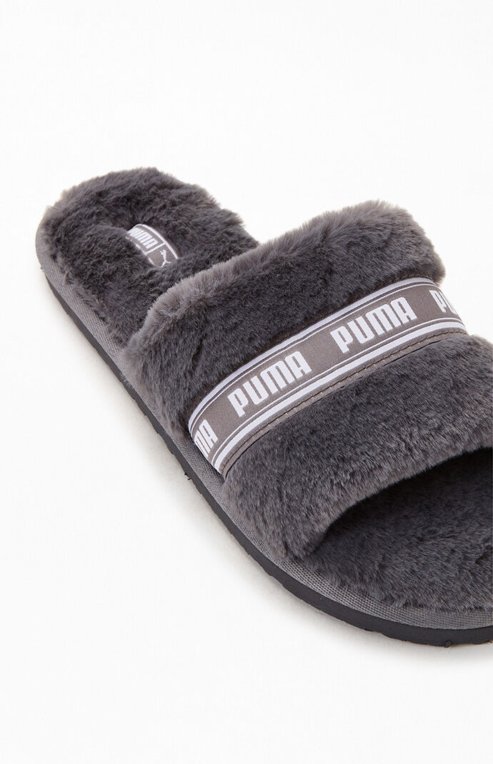 puma fluffy slides quiz