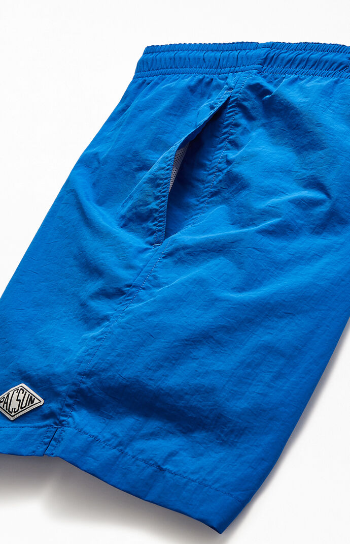Nautical Blue 17" Swim Trunks