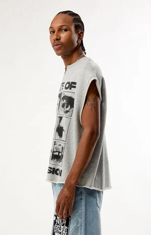 State of Confusion Cut-Off Muscle Sweatshirt image number 3