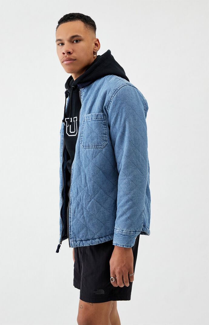 Quilited Denim Shacket
