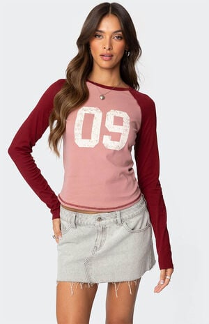 09 Raglan Long Sleeve T-Shirt image number 1
