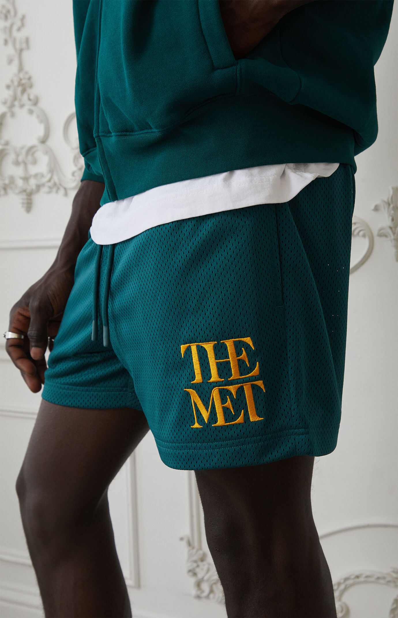 The Met x Pacsun Logo Mesh Shorts