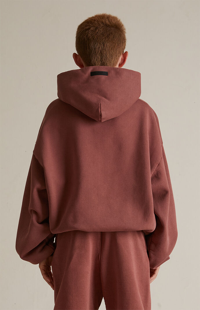 国内発送☆FEAR OF GOD☆HEAVY FLEECE HOODIE/CRIMSON Fear of God Essentials Heavy Fleece Hoodie Crimson Men's