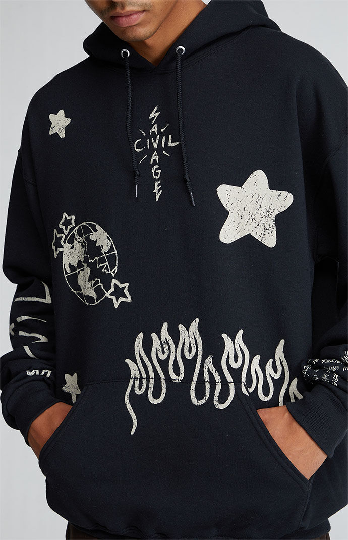 Rolling stones 2025 hoodie pacsun